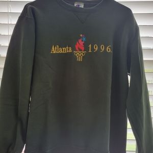 Champions vintage Sweatshirt Atlanta Olympics '96 Size M color Green